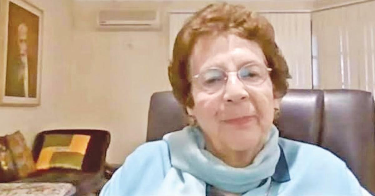 La doctora Marta Gerez Ambertín reconocida psicoanalista y creadora de la Fundación Psicoanalítica Sigmund Freud