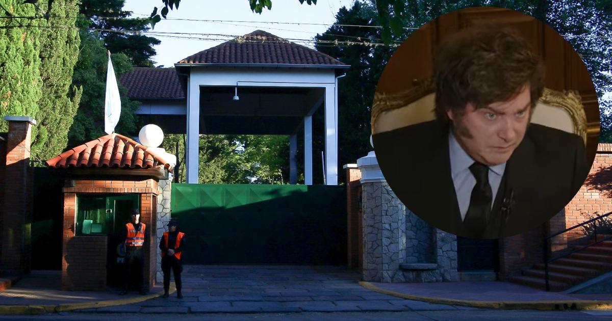 Milei confirmoacute que la Quinta de Olivos opera como una base militar por razones de seguridad