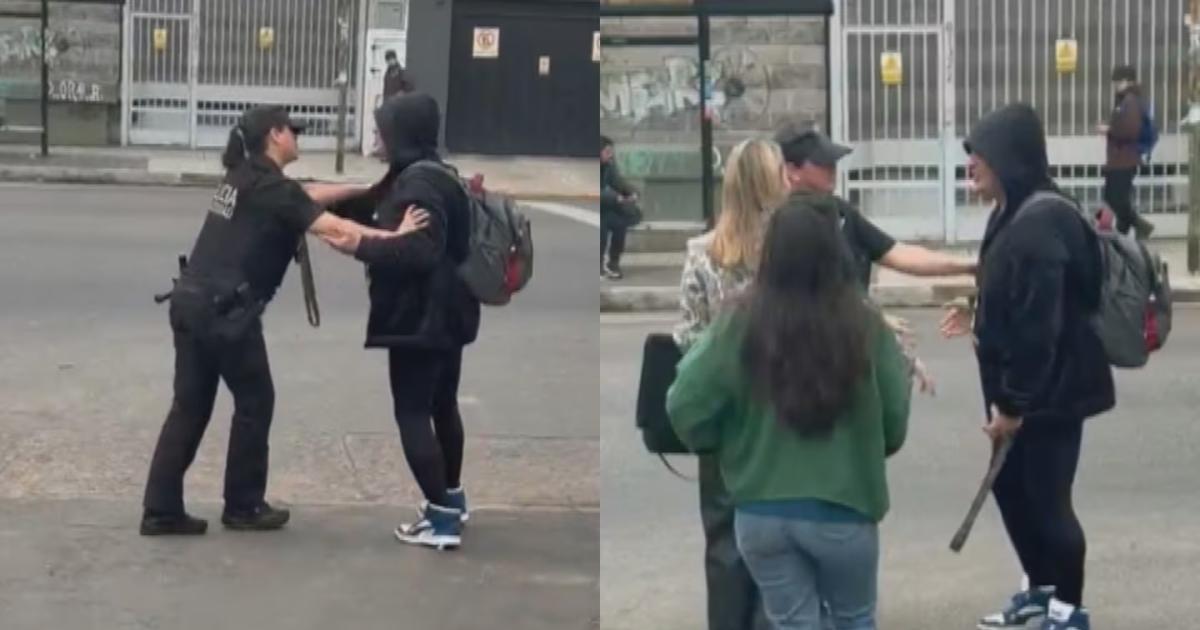 Video- el momento en el que Pity Álvarez intentó escapar del hospital donde est� internado (Foto- Captura TN)