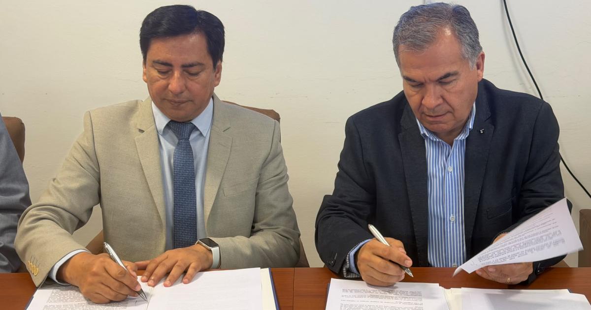 Celebran un convenio para que estudiantes del ITSE realicen pasantiacuteas de formacioacuten en el IOSEP