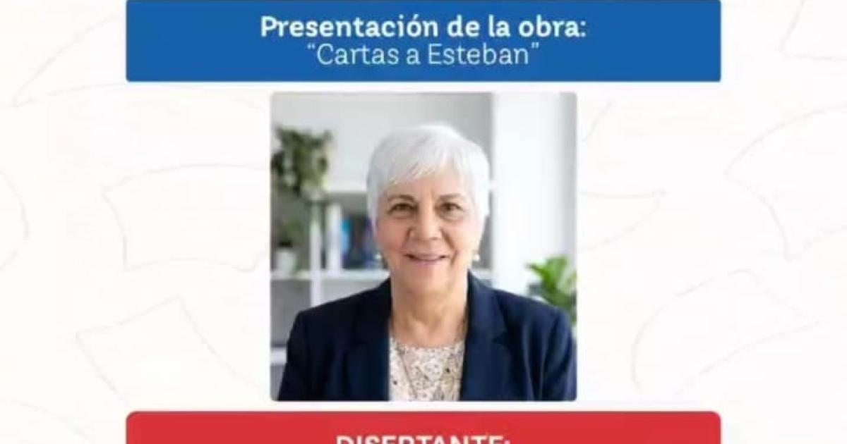 Ana Mariacutea Cardoso presenta Cartas a Esteban en la Feria del Libro
