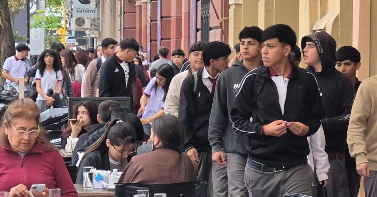 Mañana muy movida en el centro santiagueño