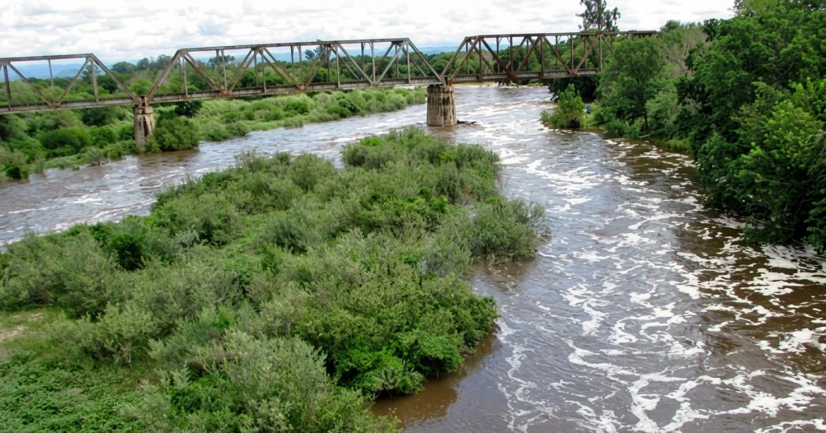 Río Albigasta Frías Foto de archivo