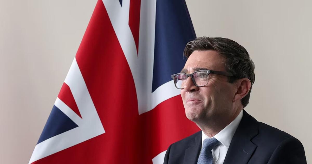 El primer ministro brit�nico Andy Burnham (Foto- Toby MelvilleREUTERS)