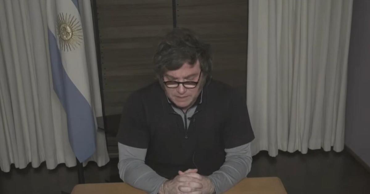 Javier Milei en el Coloquio de IDEA (Foto- Captura)
