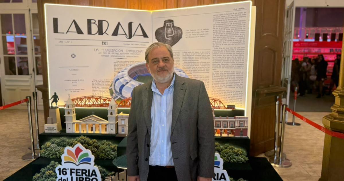 Subsecretario de Cultura provincial Juan Leguizamón - Feria del Libro 2026