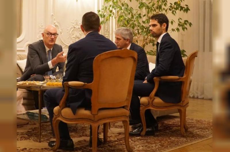 Caputo con su par francés (Foto- Agencia NA)