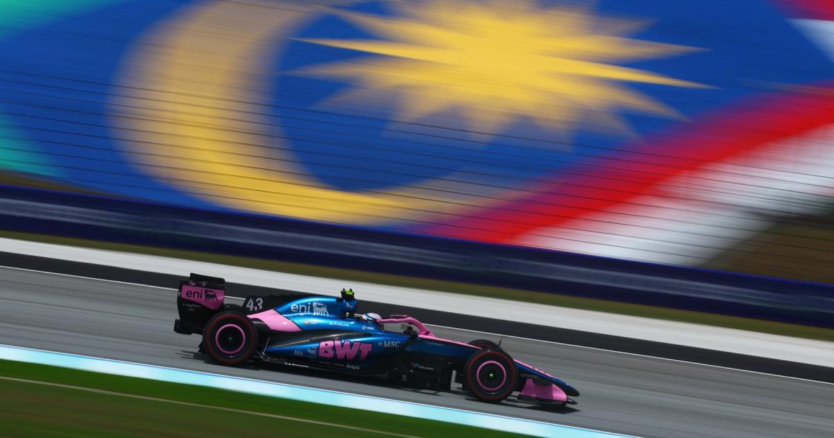 F1- Franco Colapinto terminoacute uacuteltimo en la Praacutectica Libre 2 del GP de Bahreacutein