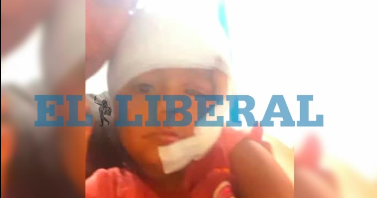 El niño fue derivado a la Capital (Foto El Liberal)