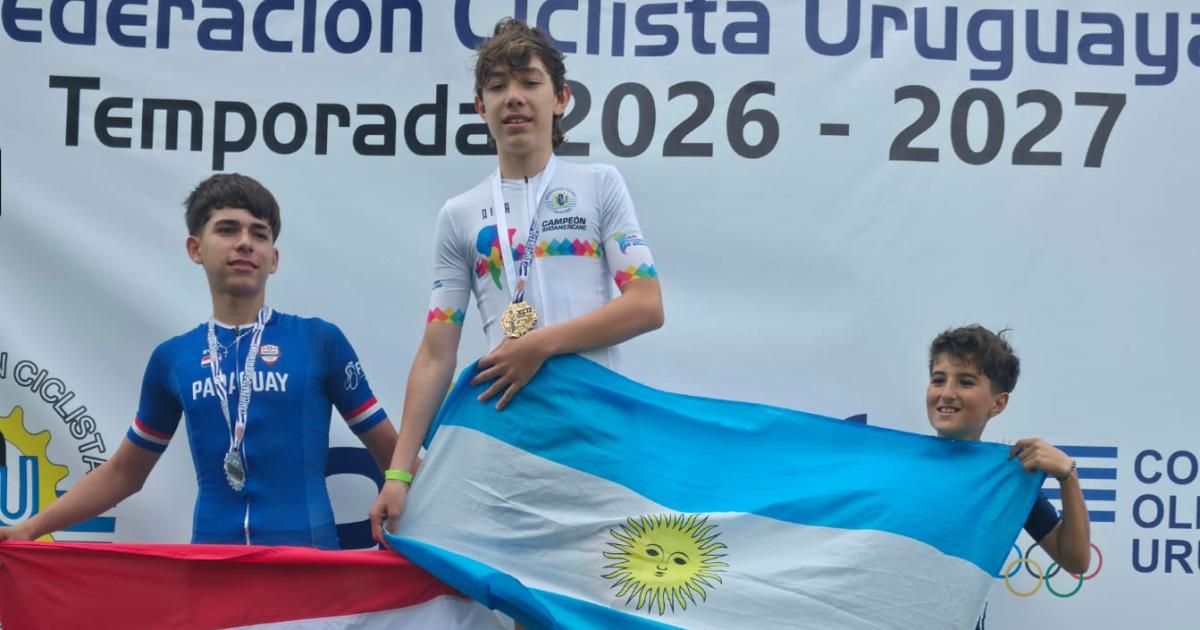 Francisco Castro oro en Uruguay y un antildeo que lo confirma entre los grandes talentos del MTB argentino