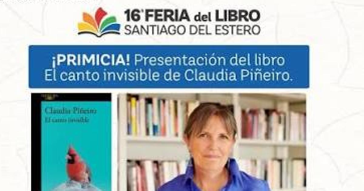 Claudia Pintildeeiro traeraacute hoy una primicia a la 16ordf Feria del Libro