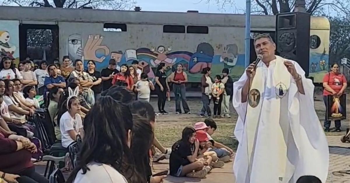En el marco de la Expo Biblia la parroquia Cristo Rey peregrinoacute