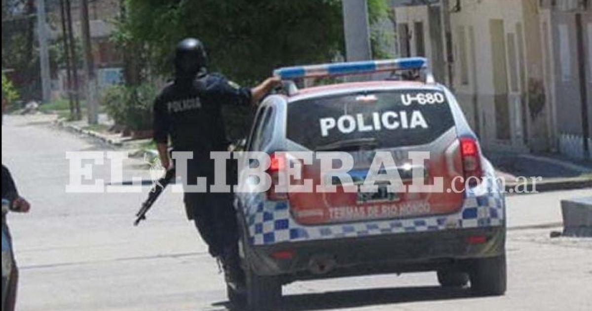 Los efectivos iniciaron las pesquisas sobre el caso (Foto El Liberal)