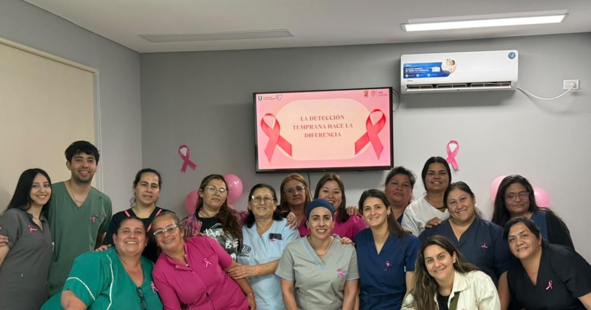 Mes Rosa- El Hospital Zonal Pinto brindoacute una charla de prevencioacuten y concientizacioacuten sobre el caacutencer de mama