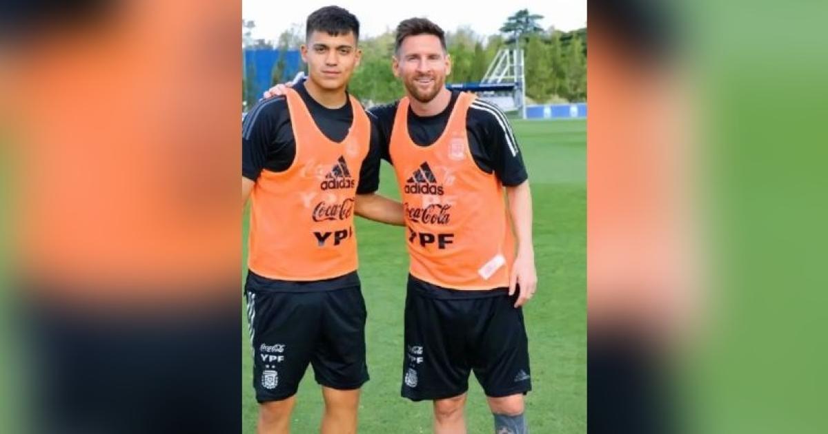 El conmovedor mensaje del santiaguentildeo Exequiel Zeballos por la despedida de Lionel Messi