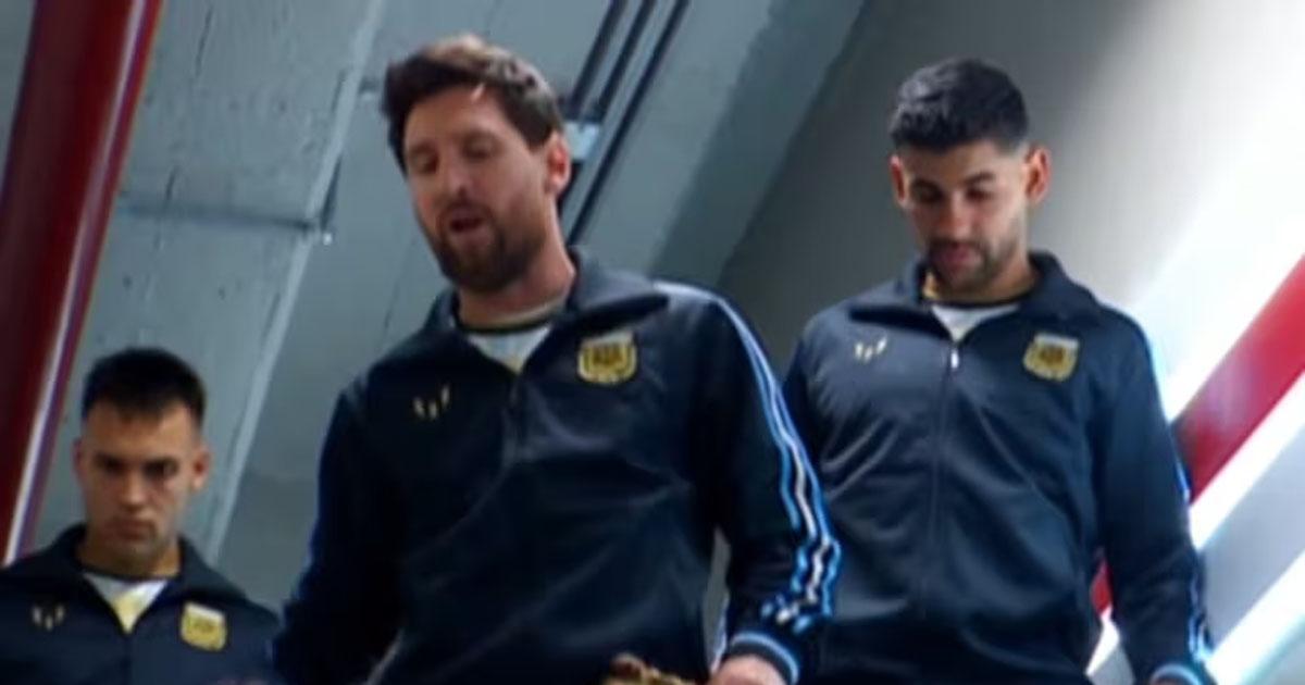 Con la pelota y haciendo goles- la intimidad de la uacuteltima arenga de Lionel Messi