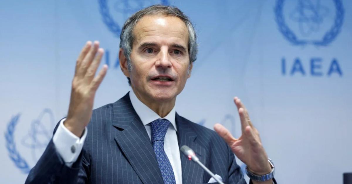 El titular del Organismo Internacional de Energía Atómica Rafael Grossi
