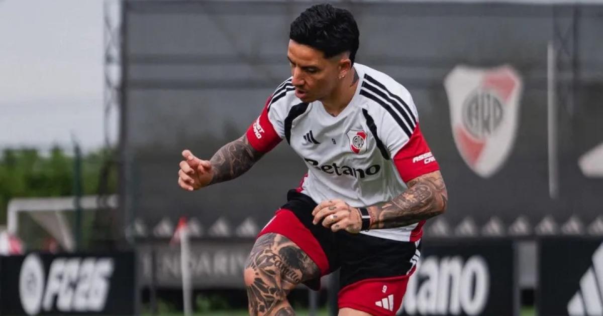 Alivio en River- Sebastiaacuten Driussi superoacute su lesioacuten y seraacute titular frente a Estudiantes de Riacuteo Cuarto