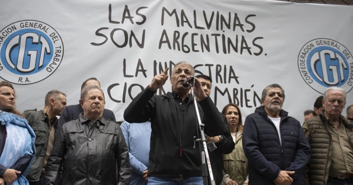 La CGT marchó en defensa de la industria nacional y cuestionó al Gobierno