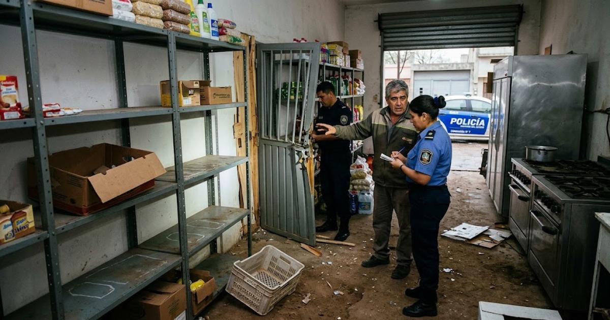 Violentaron un depoacutesito de un comercio en el Bordm Independencia
