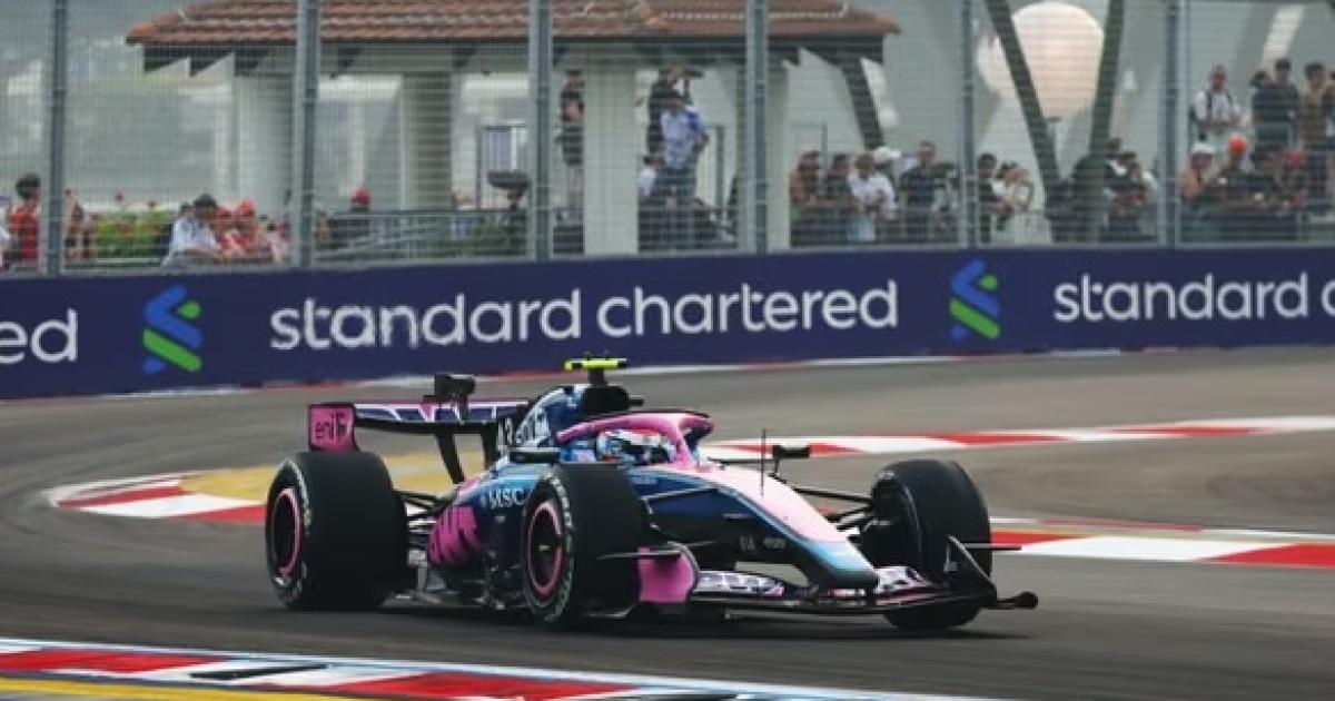 F1 GP de Singapur- Franco Colapinto finalizoacute 19ordm en la uacutenica praacutectica libre