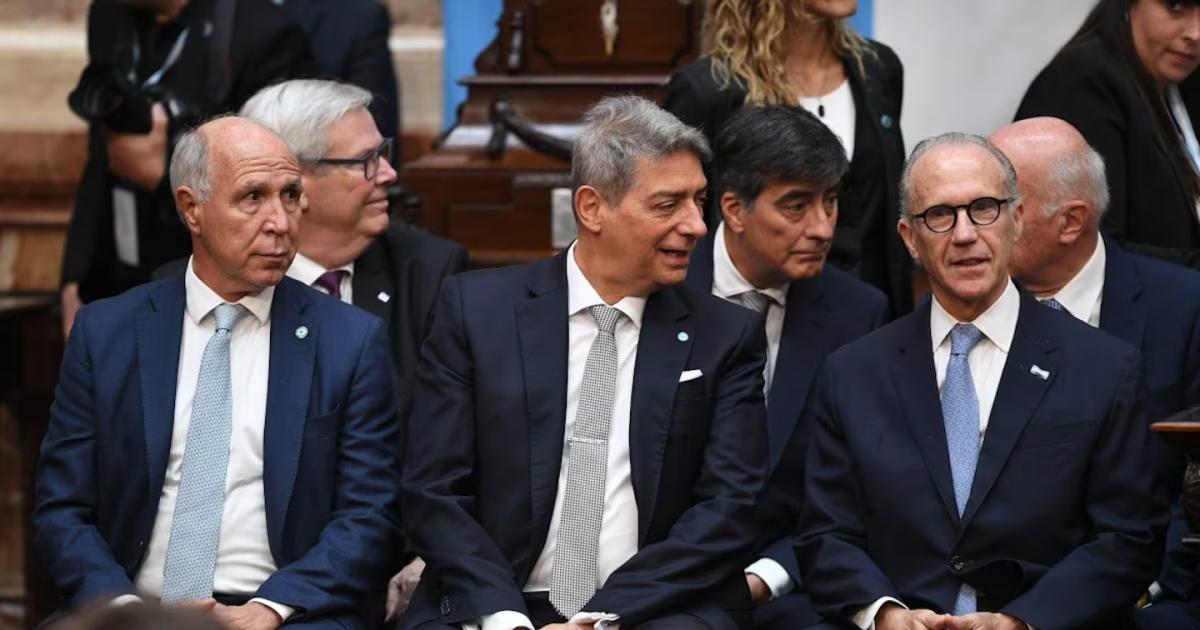 Corte Suprema de Justicia- Ministros Ricardo Lorenzetti Horacio Rosatti y Carlos Rosenkrantz Fotos- Comunicación Senado