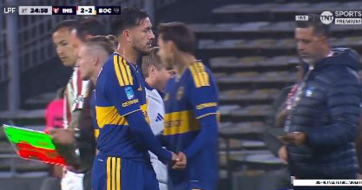 Alarma en Boca- Leandro Paredes salioacute con una molestia fiacutesica ante Instituto