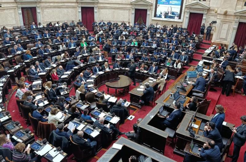 Diputados dio media sanción al super-RIGI con respaldo de los bloques aliados y rechazo de la oposición (Foto- NA)