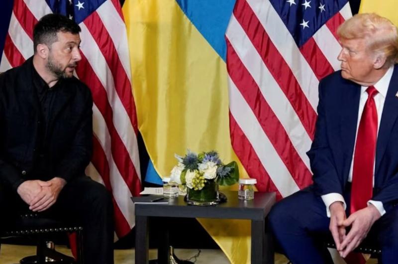 Trump cruzó a Zelenski y pidió que Ucrania elija un nuevo presidente en medio de la guerra con Rusia (Foto- Reuters)