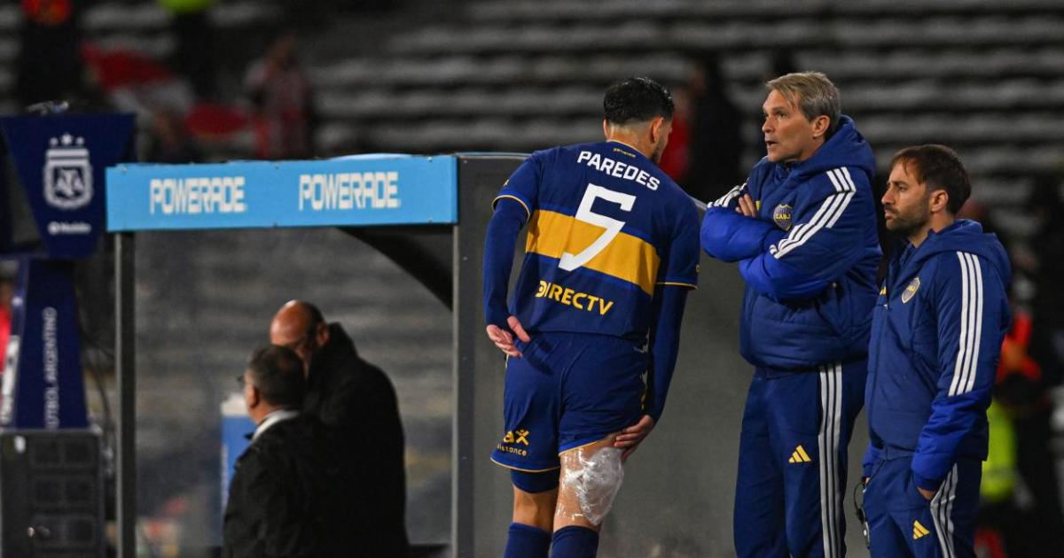 La peor noticia para Boca- Paredes sufrioacute desgarro
