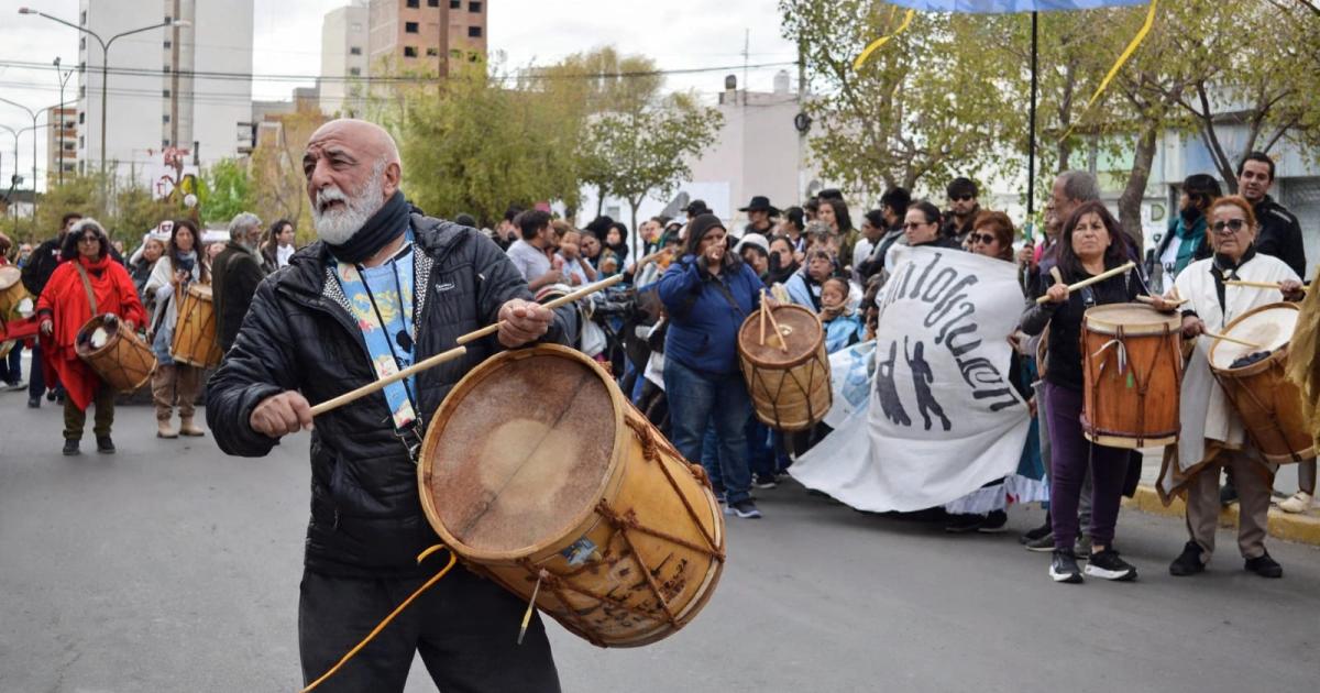 Hugo Villavicencio gestor que impulsó la tradicional celebración santiagueña en Trelew - Foto- EL CHUBUT