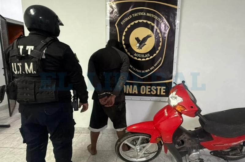 Cayoacute Kiko Goacutemez en el barrio Borges- escapoacute en una moto robada y fue reducido tras una persecucioacuten