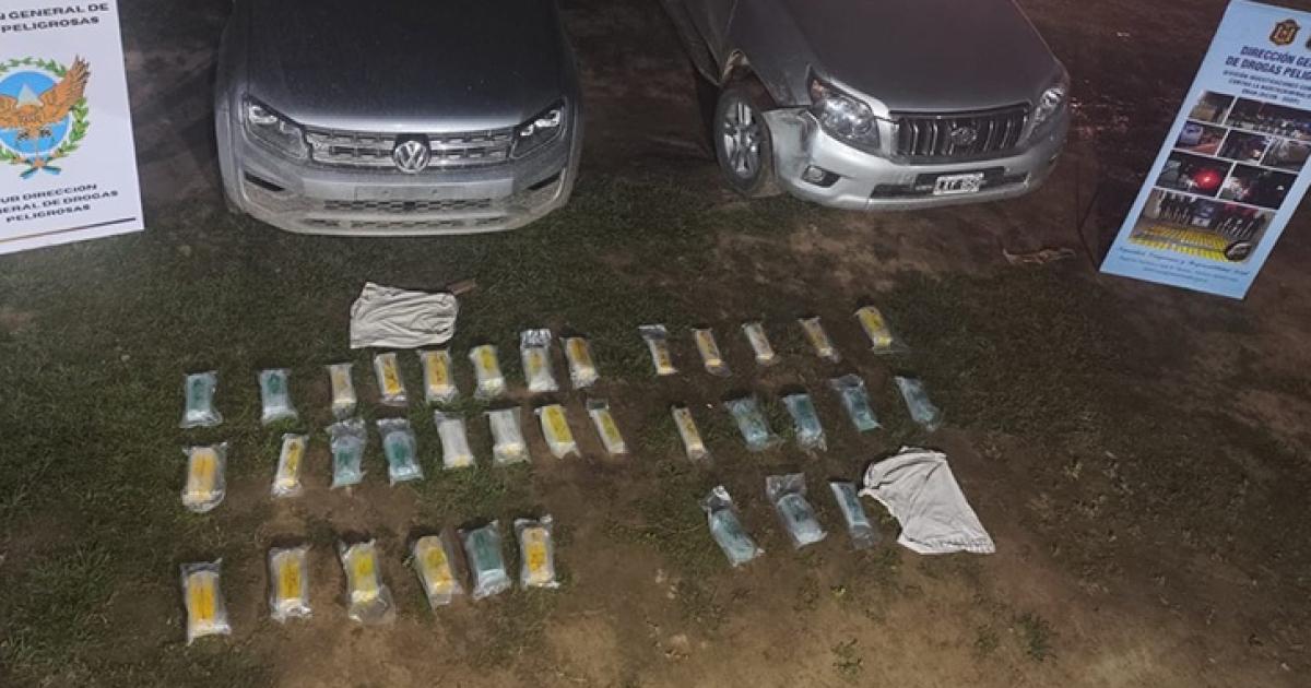 Prisioacuten preventiva para un abogado acusado de transportar 32 kilos de cocaiacutena