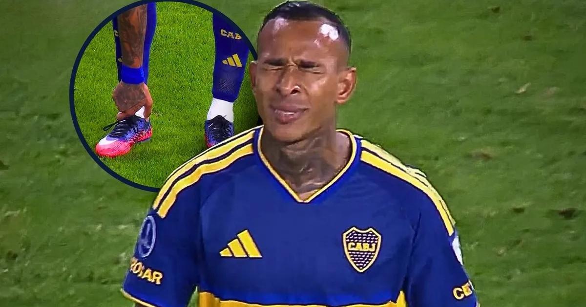 La incidencia se originó poco después de que el futbolista saltara al campo de juego a los 13 minutos del complemento (Foto Google)