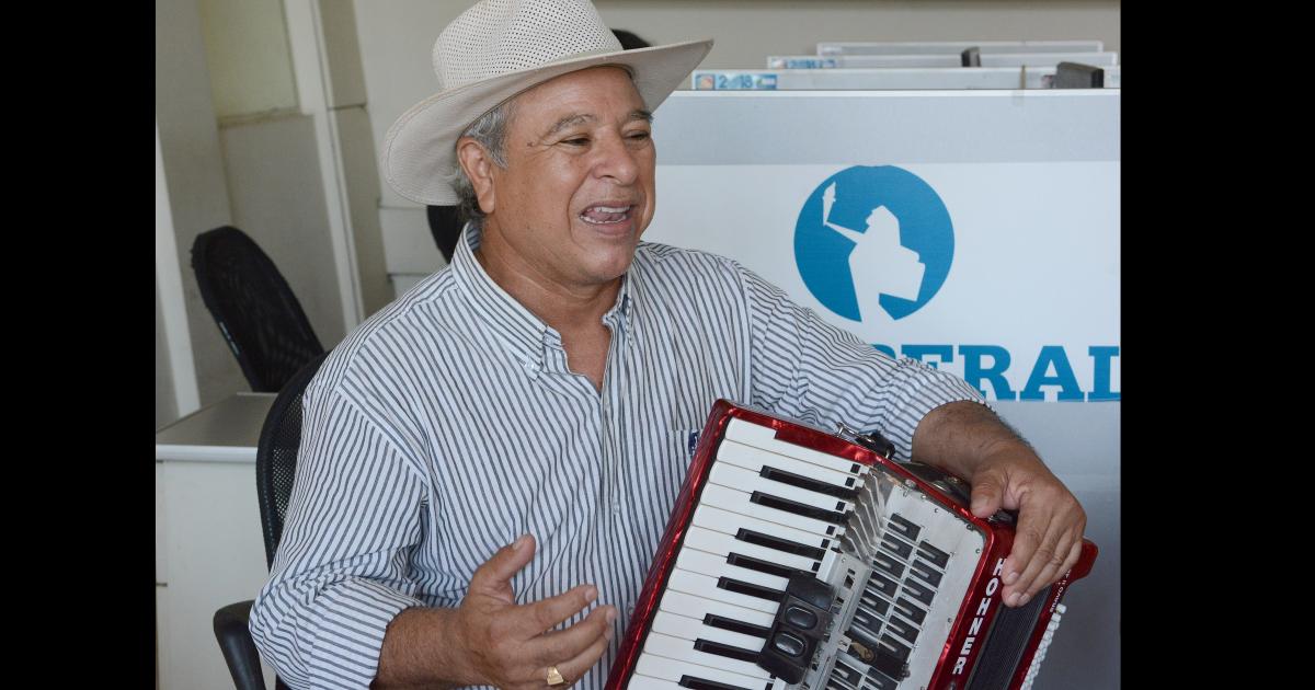 El mÃsico santiagueño contó detalles del evento (Foto El Liberal)