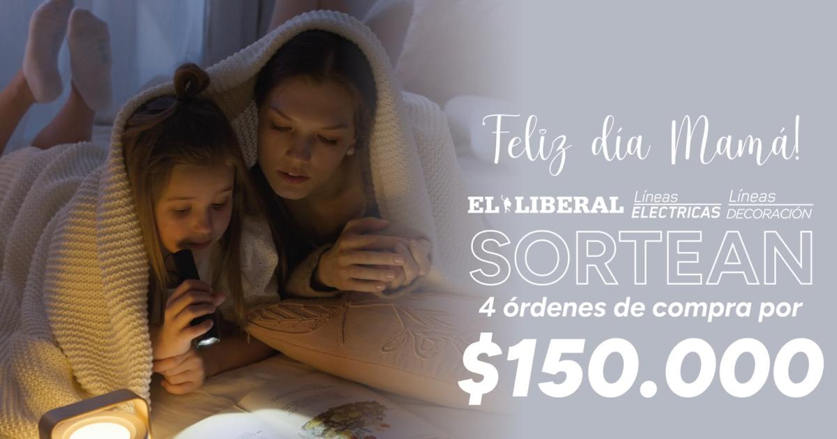 Día de la Madre- EL LIBERAL y Líneas Eléctricas sortean cuatro órdenes de compra de 150000