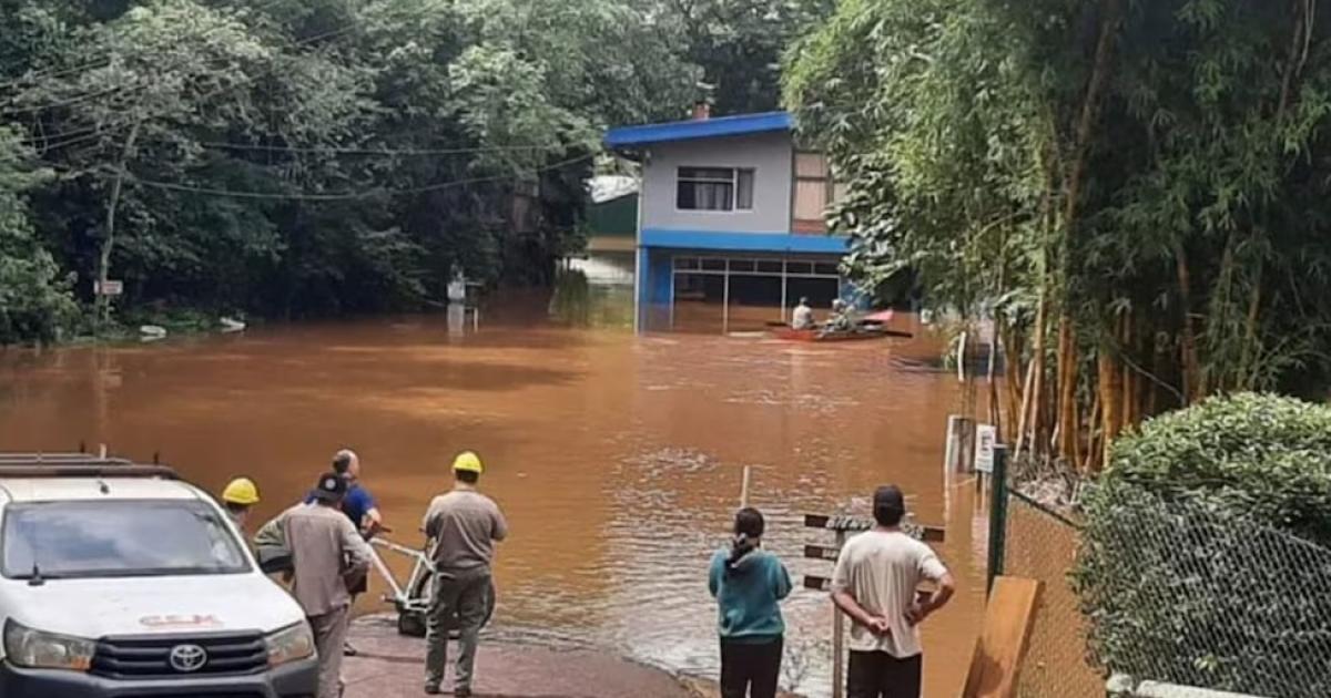 El nivel del río Paranà registra mediciones en ascenso en puntos estratégicos de Misiones como Eldorado Puerto Leoni y Santa Ana