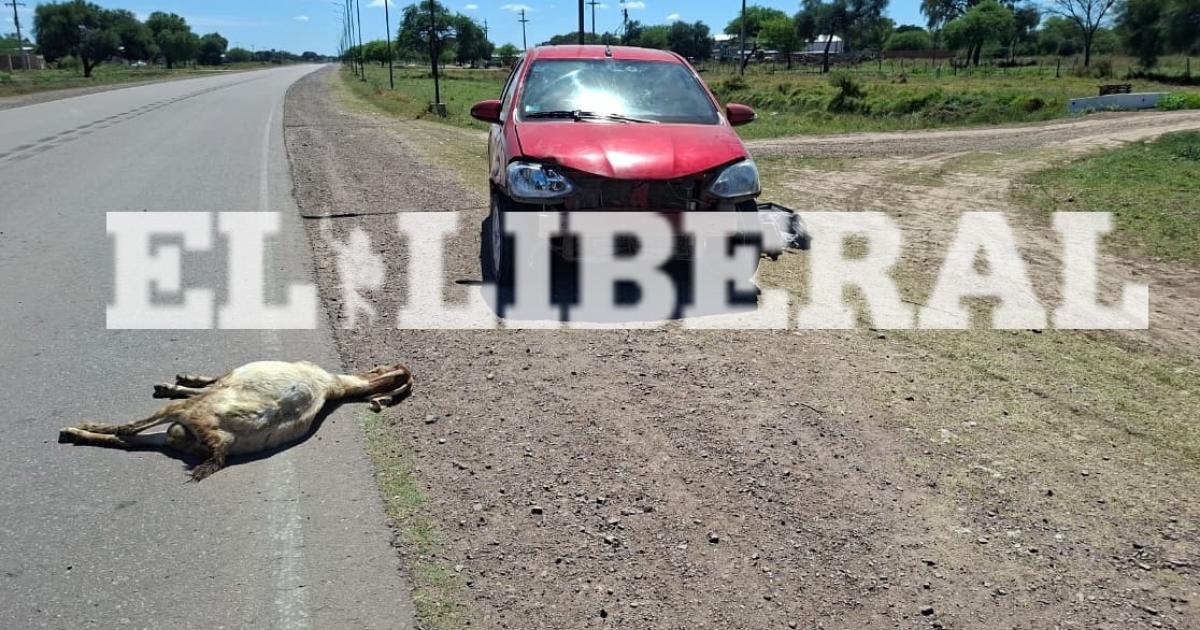 La Policía realizó las pericias de rigor en el rodado siniestradl (Foto El Liberal)