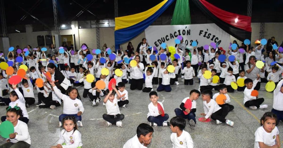 Los jardines municipales tuvieron su muestra anual de Educacioacuten Fiacutesica