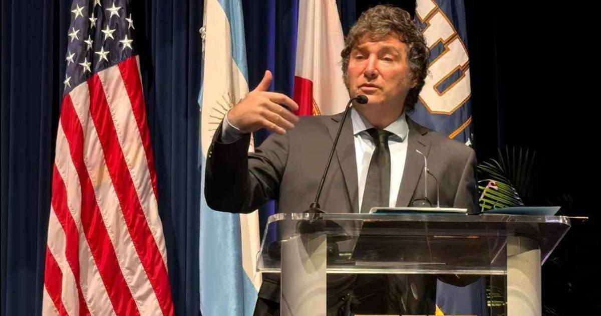 Dos Argentinas- ovación a Milei en Washington y alerta por la Ley Malvinas (Foto Google)