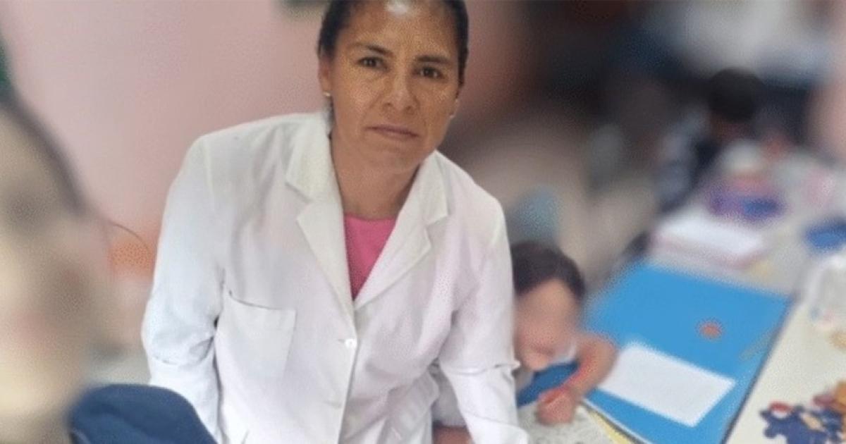 Nancy Estela Godoy trabaja en una escuela cerca de Esquina