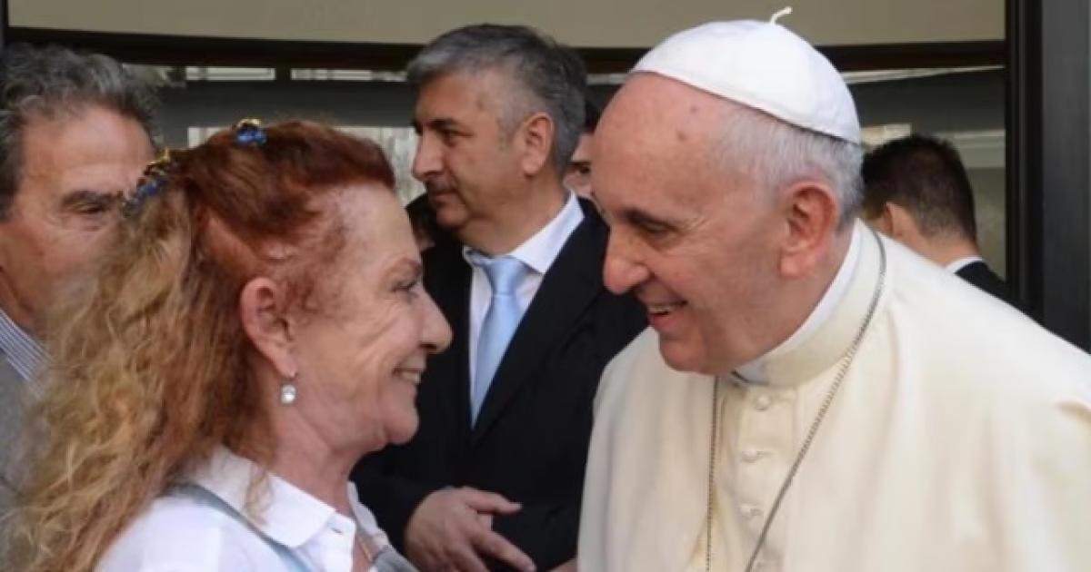 Alicia Barrios amiga del papa Francisco Foto- Agencia NA (Radio Rivadavia)