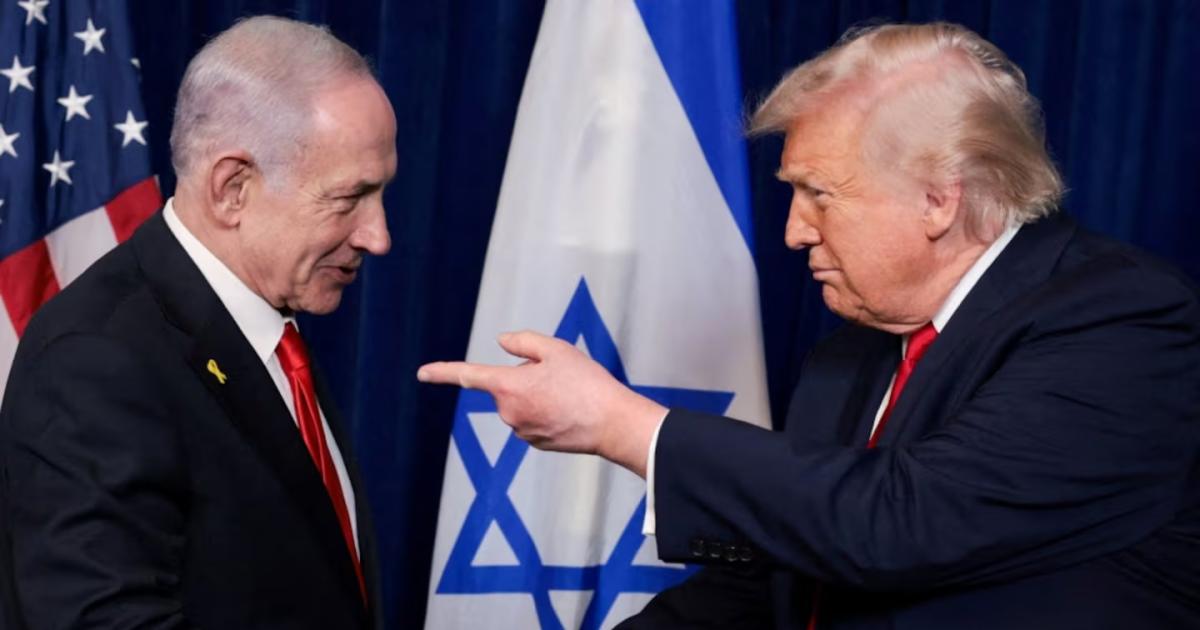 Donald Trump y Benjamin Netanyahu en su �ltimo encuentro en octubre pasado en Washington (Foto de archivo- Reuters)