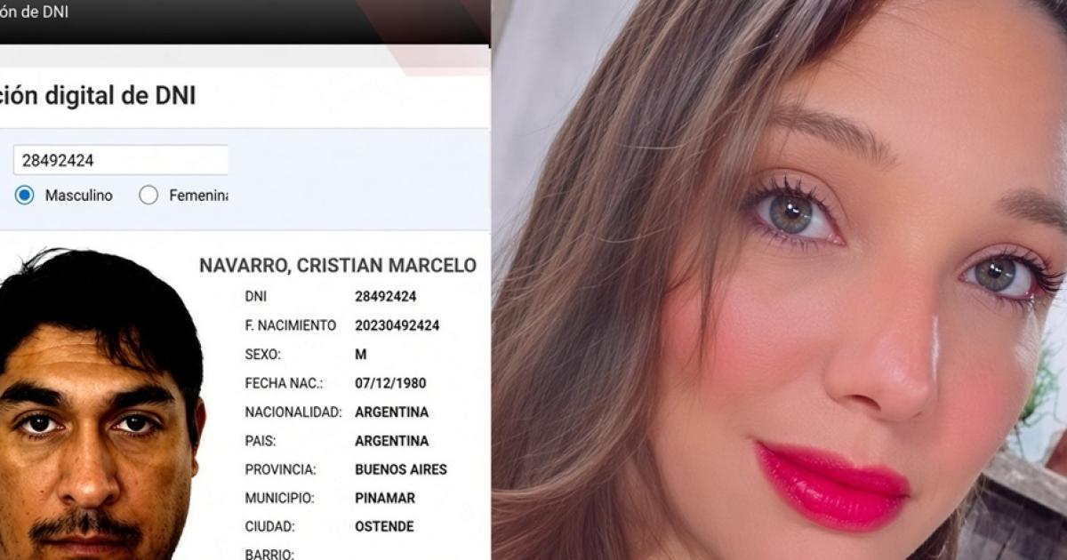 Cristian Navarro le fracturó el crÃneo a Aldana Novik Rojas durante una discusión en Valeria del Mar Fue detenido tras contarle a un amigo lo que había hecho y dónde estabaFoto-Contexto TucumÃn