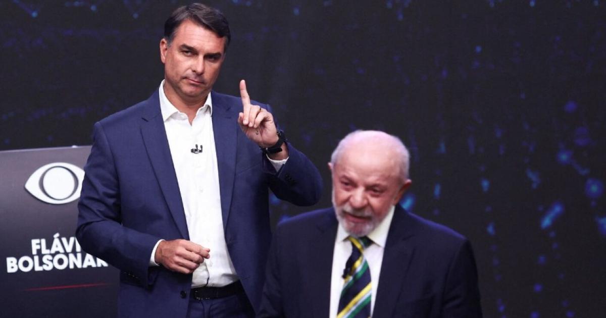 Fl�vio Bolsonaro y Lula da Silva volver�n a debatir el viernes