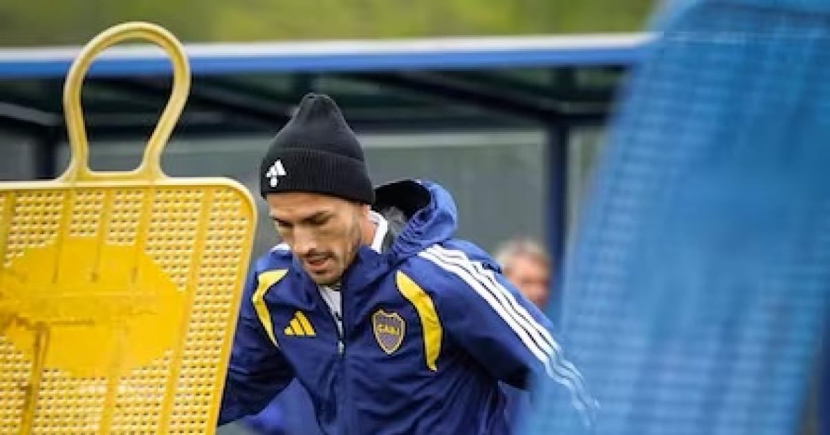 El video de Paredes entrenando que enciende la ilusioacuten en Boca