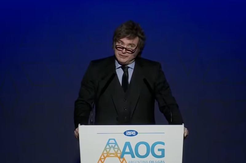 Javier Milei en la Expo Argentina Oil  Gas Patagonia 2026 de Neuquén