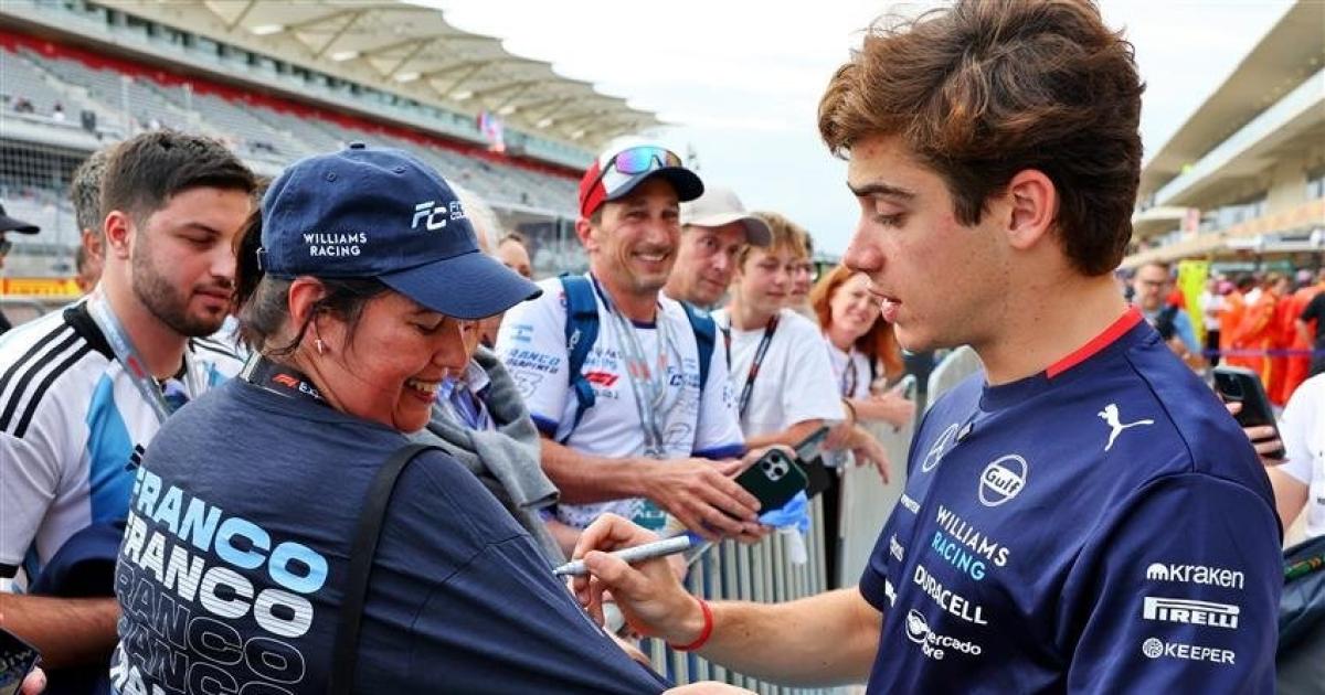 Colapinto llega a Austin para un GP con grilla definida
