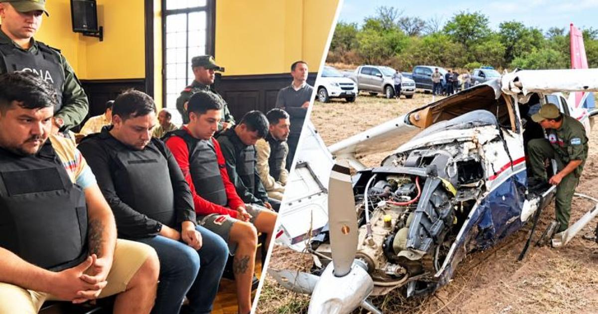 Condenaron a 10 antildeos de prisioacuten a dos pilotos bolivianos que se estrellaron con 364 kilos de cocaiacutena en Salta