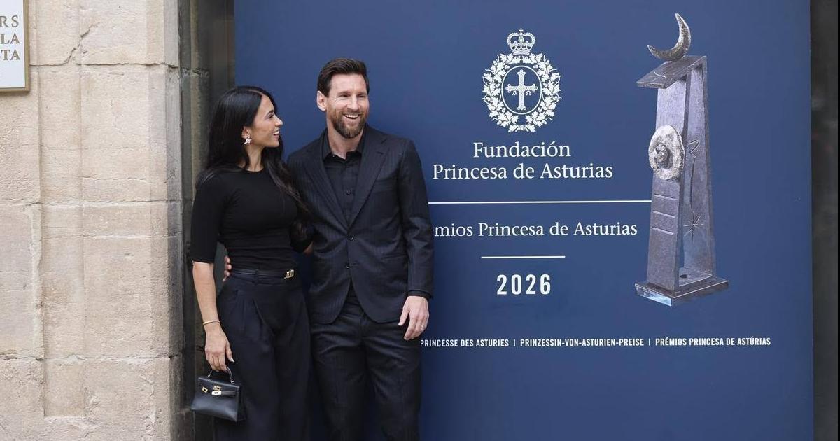 Messi- Mi papaacute estaba muy ilusionado con este premio Priacutencipe de Asturias